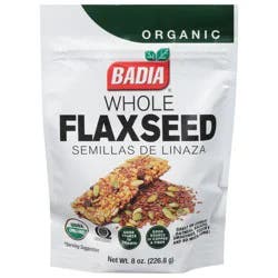 Badia Organic Whole Flax Seed 8 oz