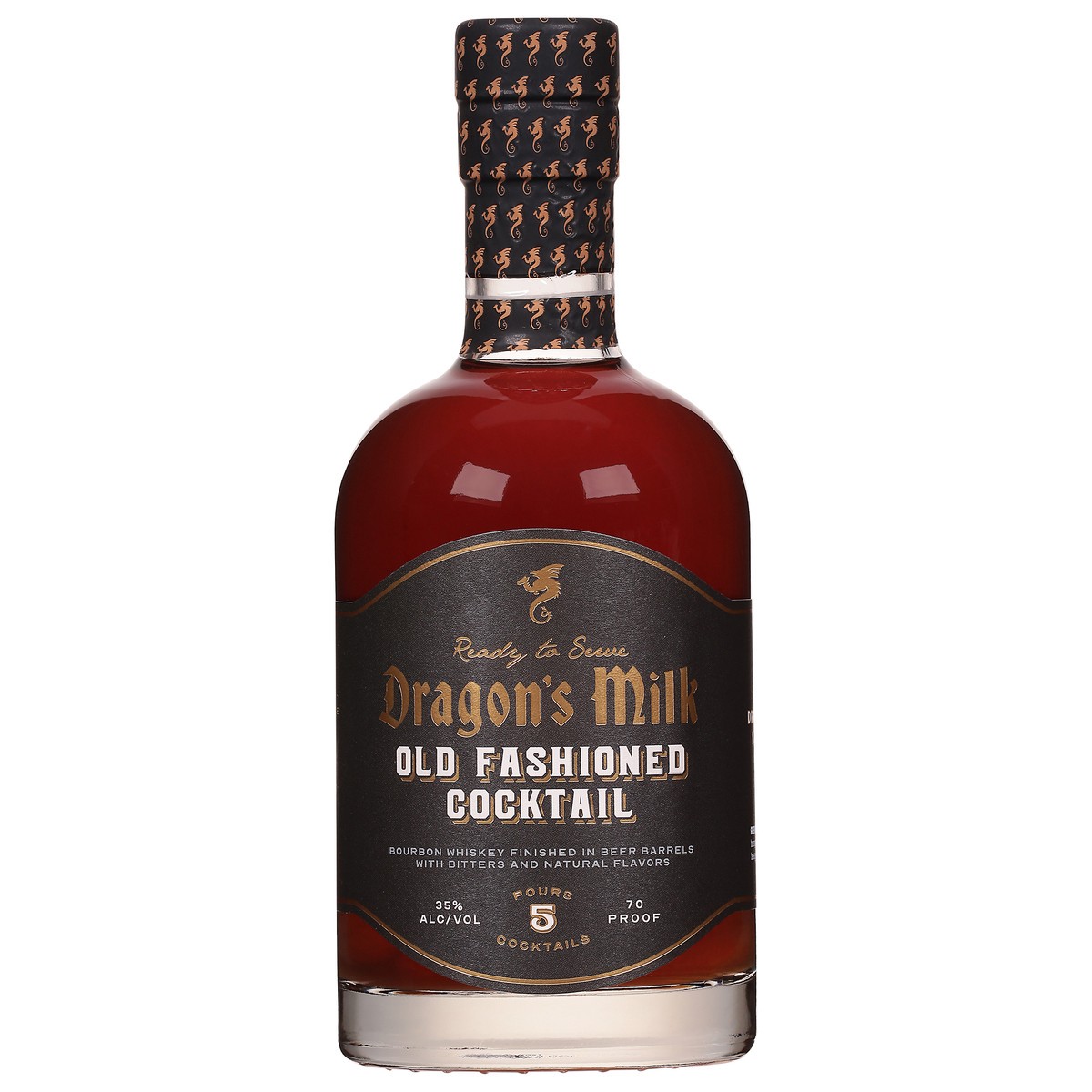 slide 3 of 11, Dragon's Milk Old Fashioned Cocktail 12.7 fl oz, 12.7 fl oz