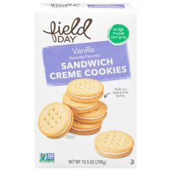 Field Day Sandwich Creme Vanilla Cookies 10.5 oz