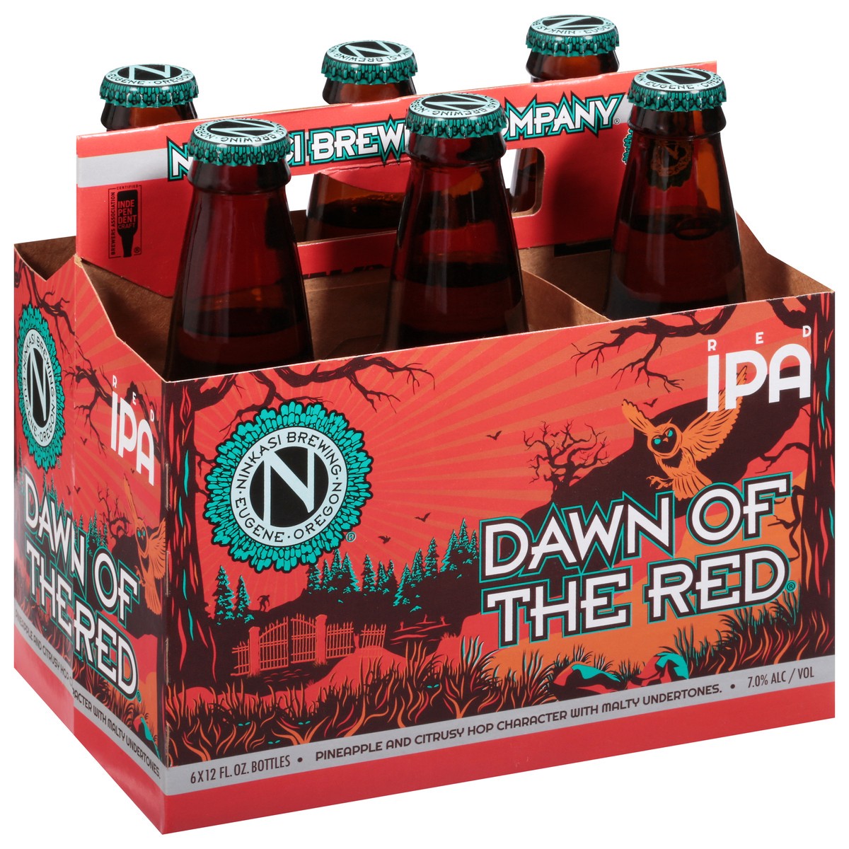 slide 6 of 9, Ninkasi Brewing Dawn of the Red Red IPA Beer 6 - 12 fl oz Bottles, 6 ct; 12 oz