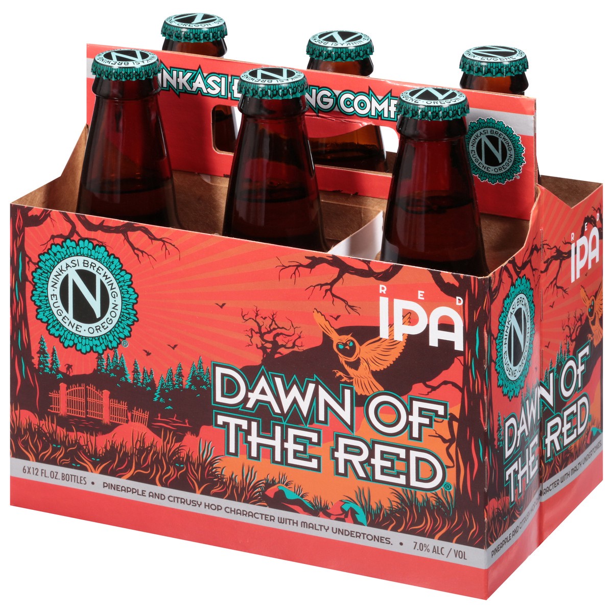 slide 7 of 9, Ninkasi Brewing Dawn of the Red Red IPA Beer 6 - 12 fl oz Bottles, 6 ct; 12 oz