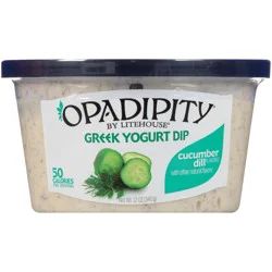 Opadipity Litehouse Opadipity Cucumber Dill Greek Yogurt Dip 12 oz. Plastic Tub