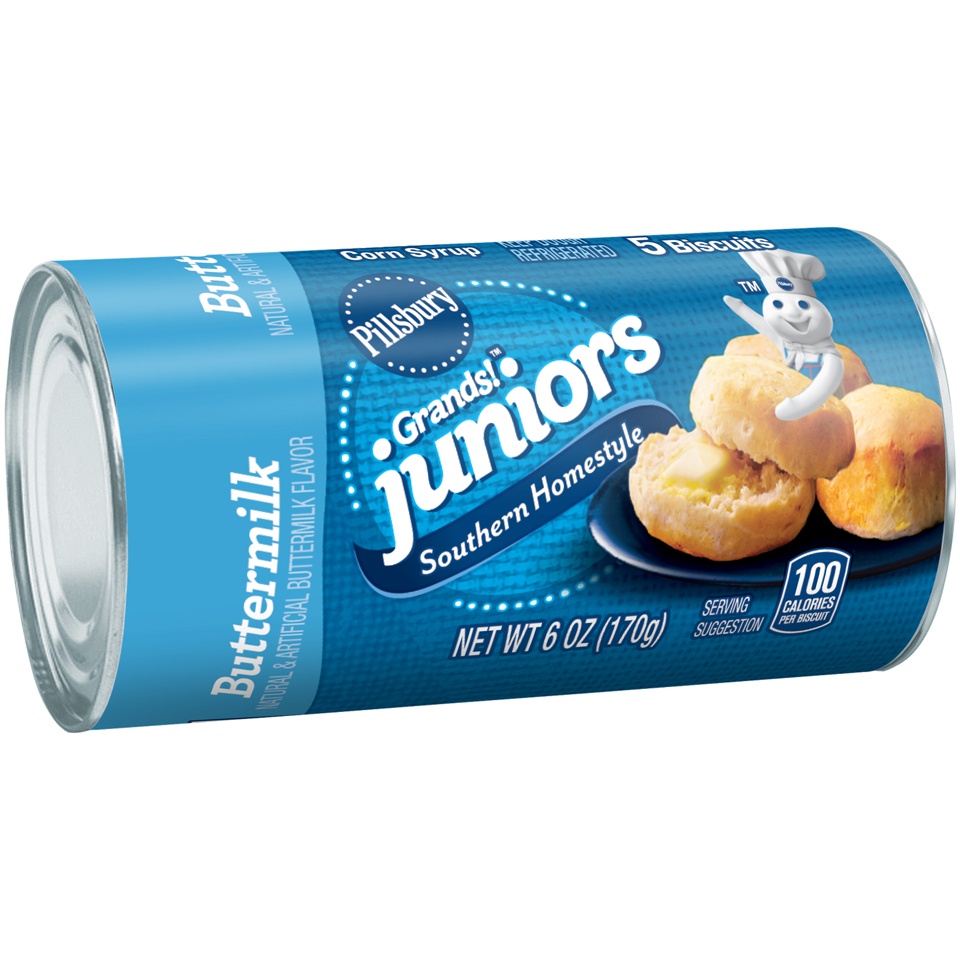 Pillsbury Grands! Junior Refrigerated Biscuits Golden Homestyle