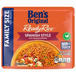 BEN'S ORIGINAL READY RICE Spanish Style Flavored Rice, Family Size, 17.3 oz Pouch