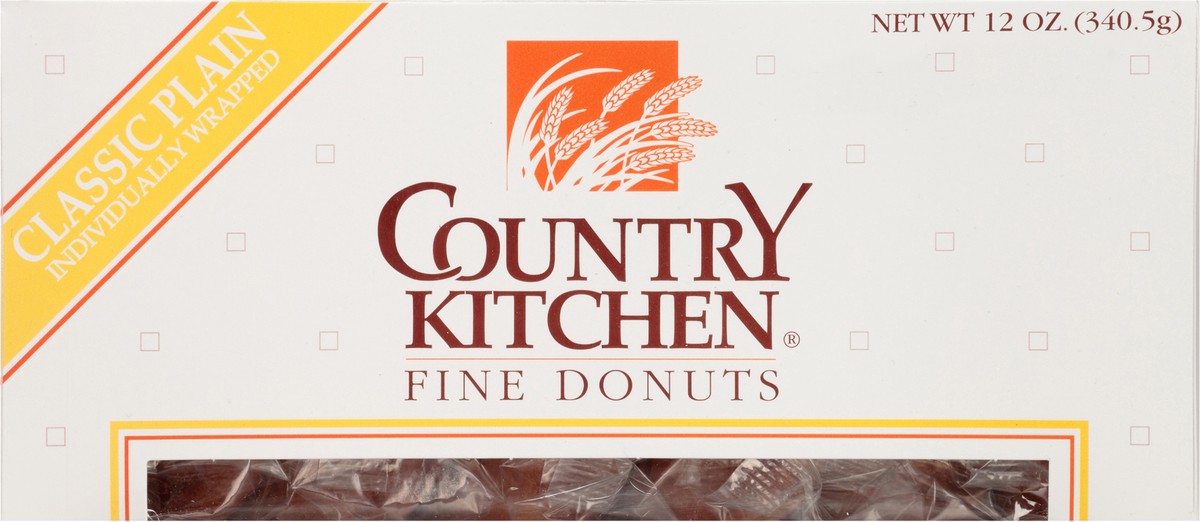 slide 6 of 11, Country Kitchen Fine Donuts, Classic Plain, 12 oz