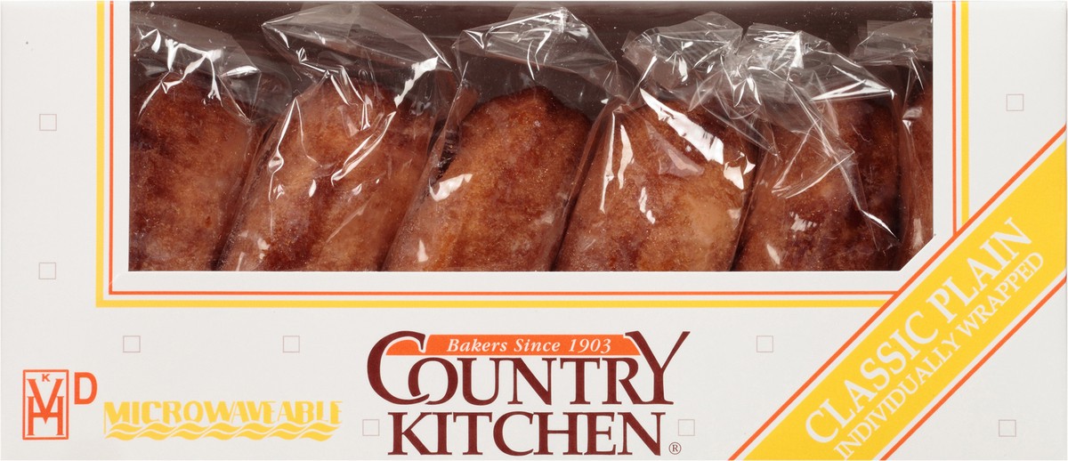 slide 9 of 11, Country Kitchen Fine Donuts, Classic Plain, 12 oz