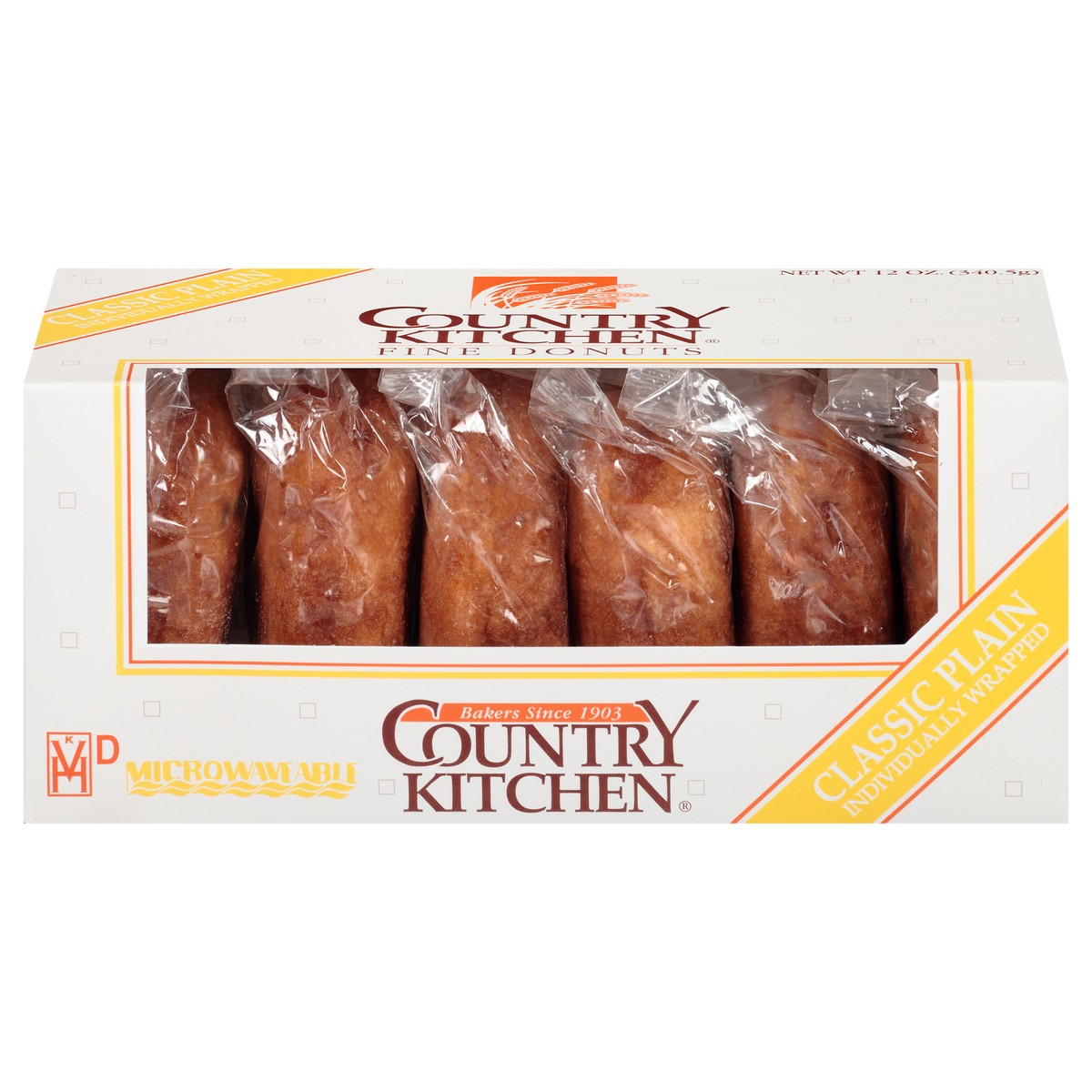 slide 1 of 11, Country Kitchen Fine Donuts, Classic Plain, 12 oz