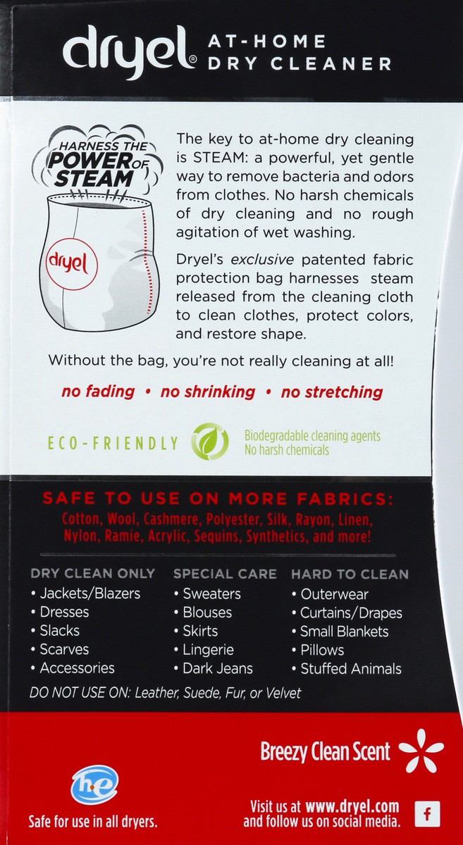 slide 3 of 4, Cr Brands, Inc. Dryel At-Home Dry Cleaner Starter, 4 ct