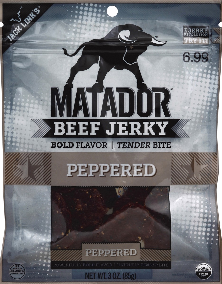 slide 3 of 3, Matador Beef Jerky 3 oz, 3 oz