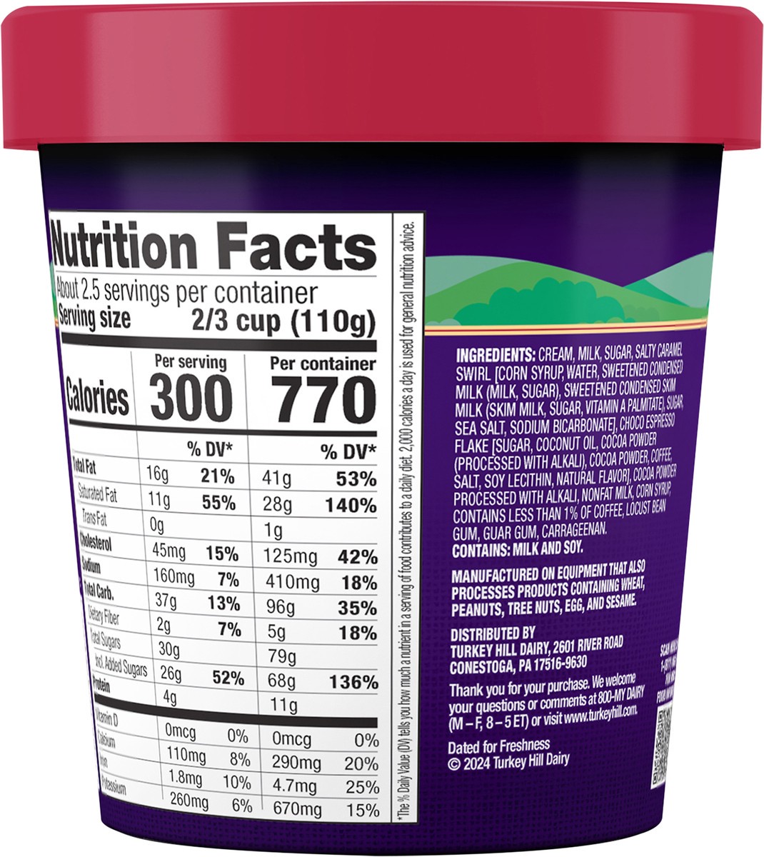 slide 2 of 10, Turkey Hill Late Night Salted Caramel Chocolate Espresso, 14 fl oz