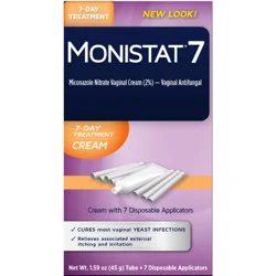 Monistat Yeast Infection Treatment 7 Day