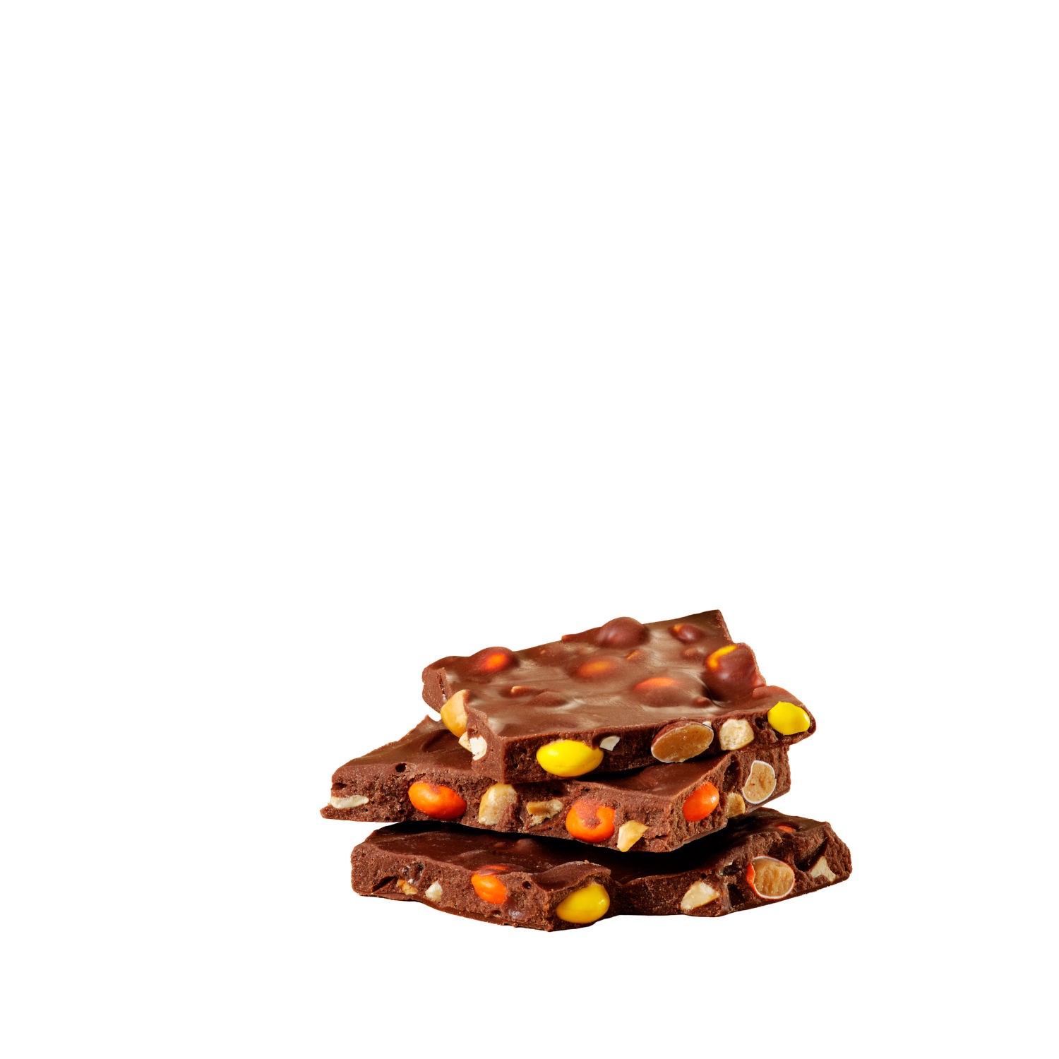 slide 4 of 9, Reese's REESE'S PIECES Milk Chocolate Candy with Peanuts Bark Bag, 6 oz, 6 oz