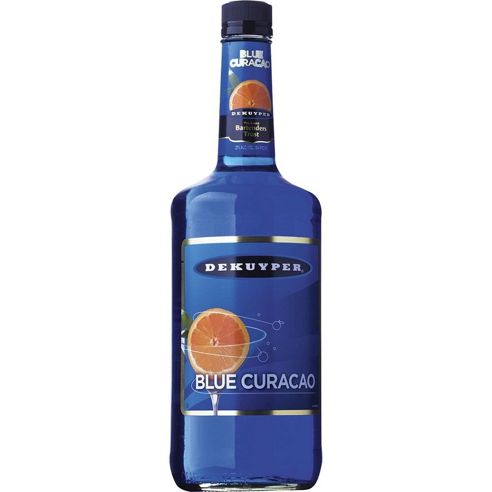 slide 1 of 1, DeKuyper Blue Curacao Liqueur, 1 liter