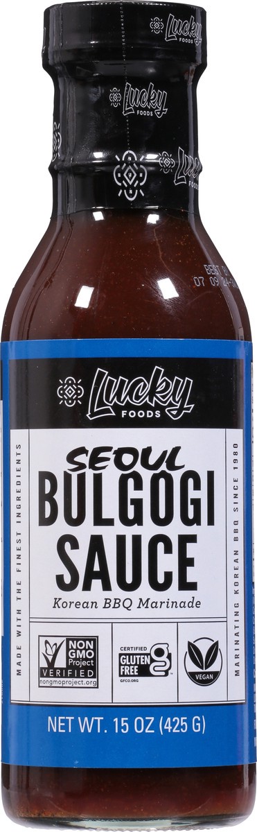 slide 8 of 9, Lucky Foods Seoul Sauce Bulgogi Korean Bbq - 15 OZ, 15 oz