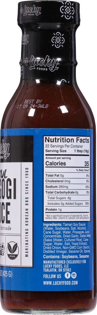 slide 7 of 9, Lucky Foods Seoul Sauce Bulgogi Korean Bbq - 15 OZ, 15 oz
