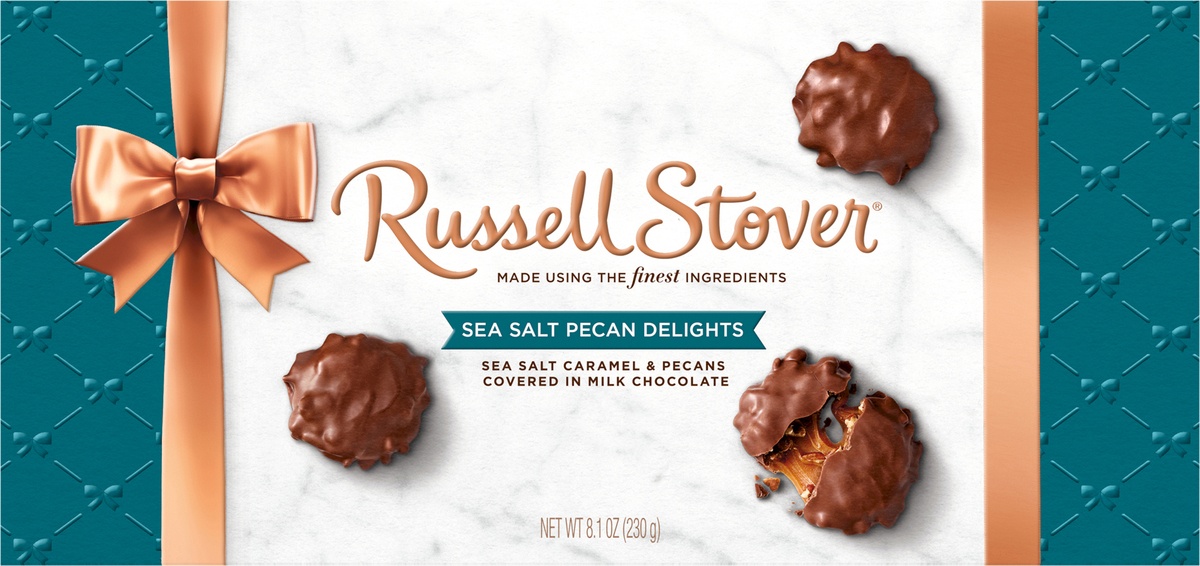slide 8 of 10, Russell Stover Caramel Nuts Chocolate Candy, 9.4 oz