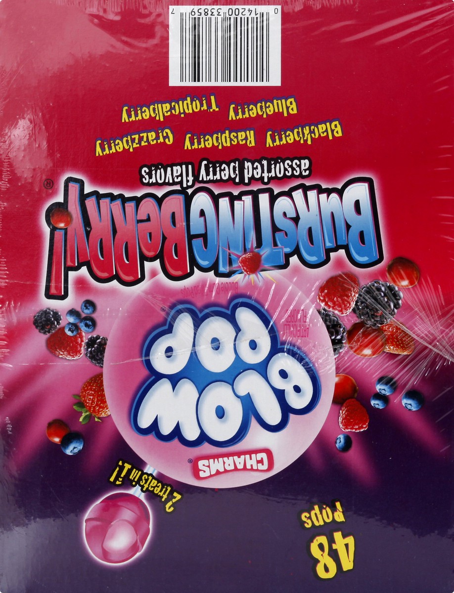 slide 3 of 13, Charms Assorted Berry Flavors Pops 48 ea, 48 ct