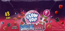 Charms Assorted Berry Flavors Pops - 48 ea