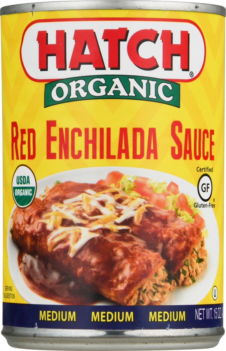 slide 1 of 13, Hatch Medium Organic Red Enchilada Sauce 15 oz, 15 oz