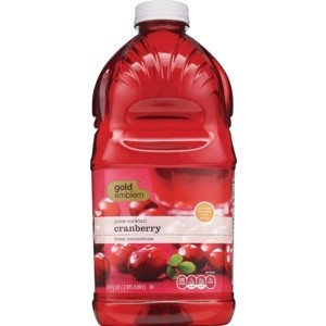 slide 1 of 1, CVS Gold Emblem Cranberry Juice Cocktail - 64 fl oz, 64 fl oz