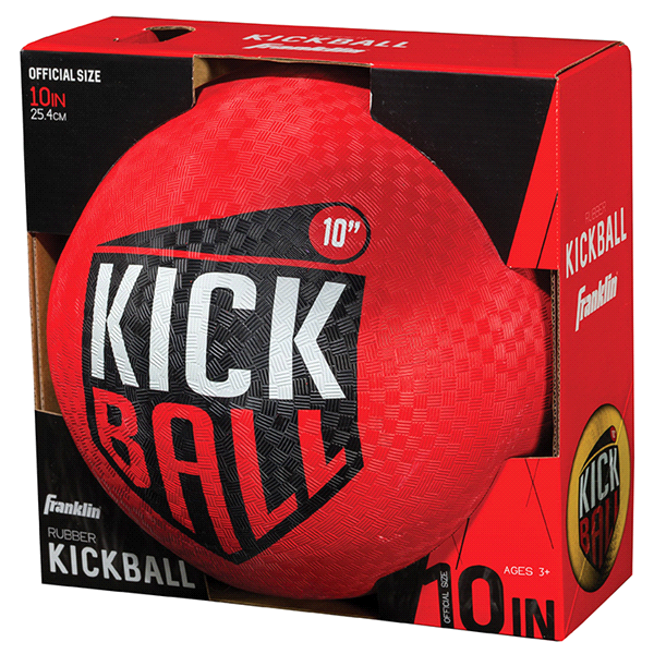 slide 1 of 1, Franklin Sports Rubber Kickball - Red, 10 in