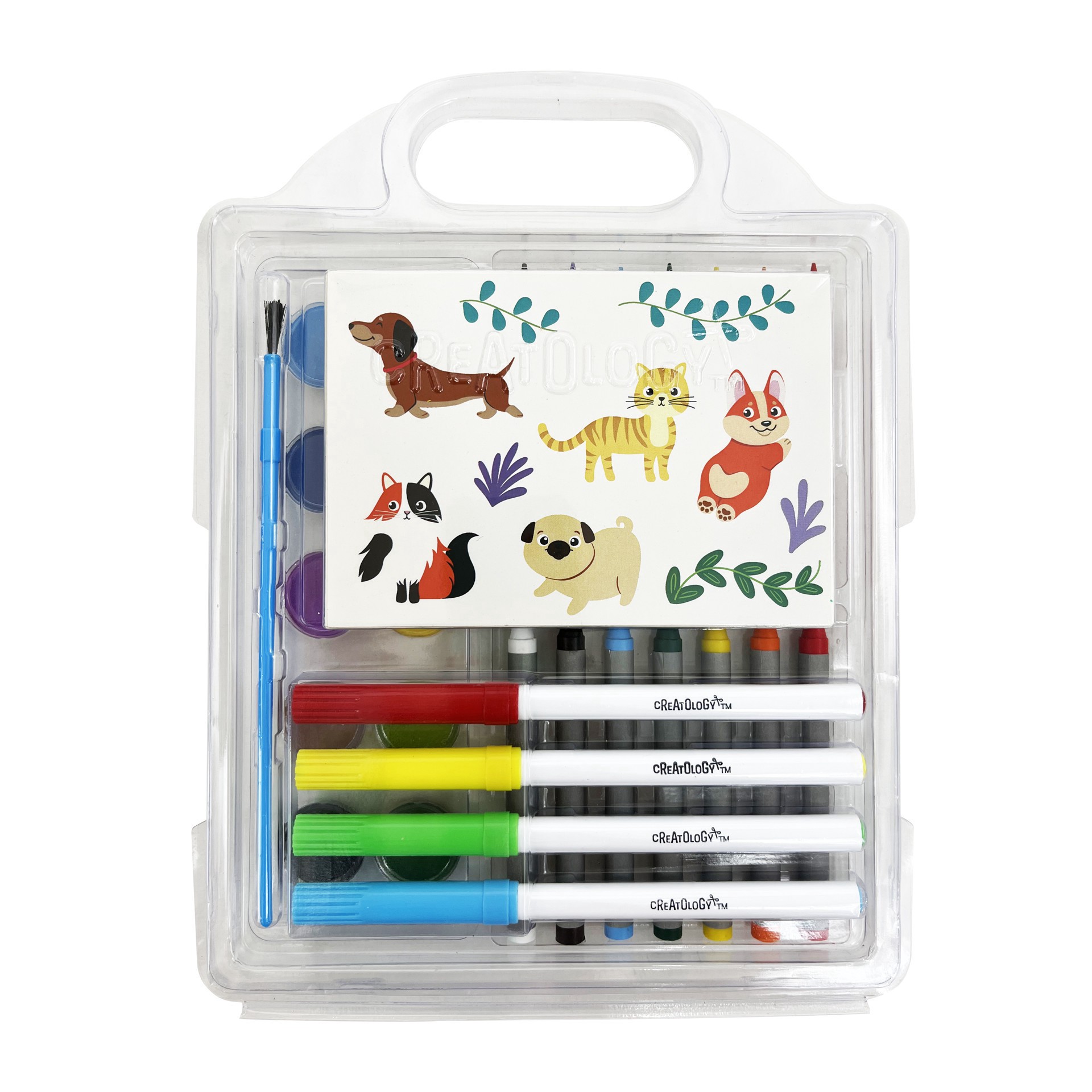 slide 2 of 3, 50 Piece Mini Washable Art Set By Creatology, 50 ct