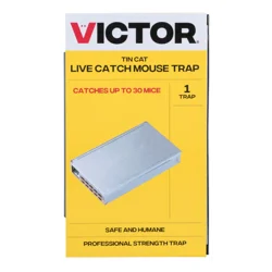 Victor Tin Cat Live Catch Mouse Trap