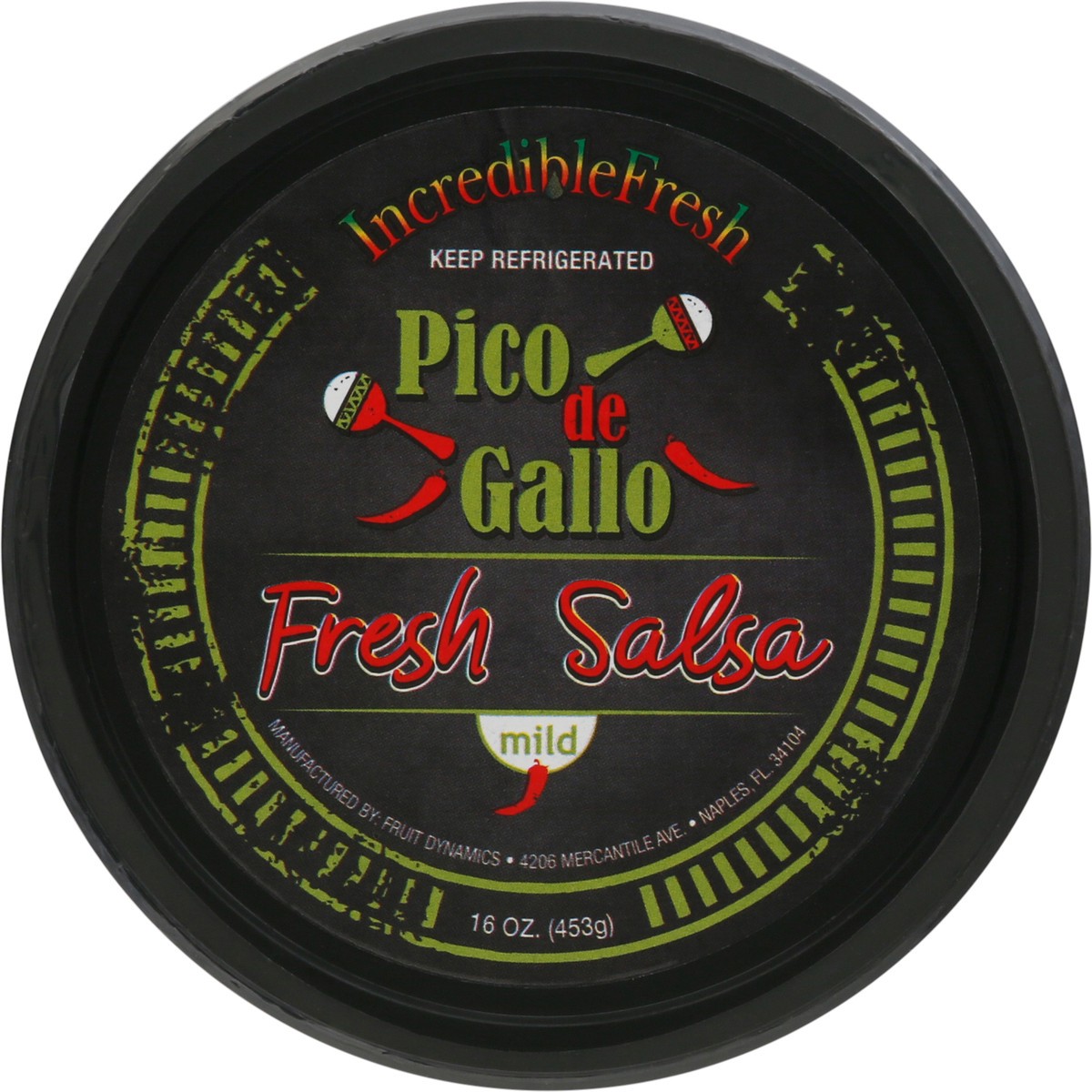 slide 9 of 12, IncredibleFresh Mild Pico De Gallo Fresh Salsa 16 oz, 16 oz