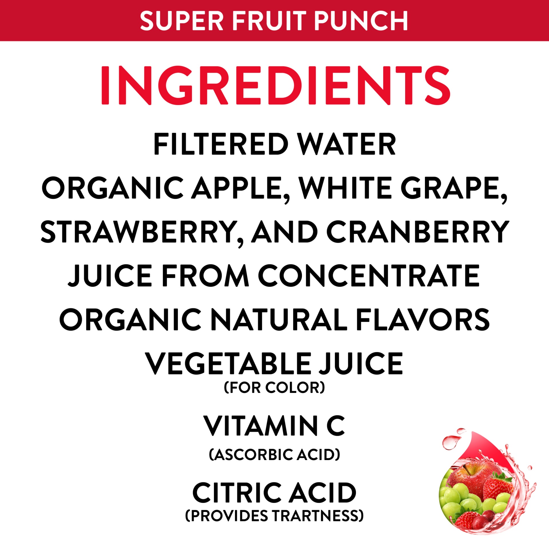 slide 4 of 8, Honest Kids Super Fruit Punch Organic Juice Drink, 59 oz