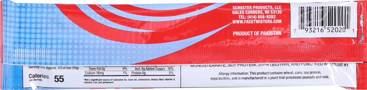 slide 11 of 13, Face Twisters Sour, 1 ct
