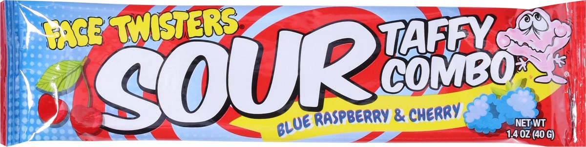 slide 9 of 13, Face Twisters Sour, 1 ct