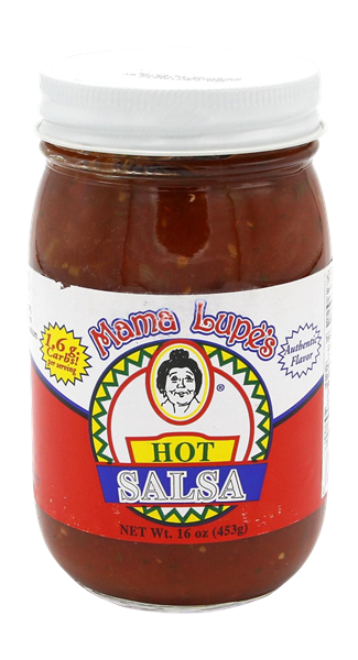 slide 1 of 1, Mama Lupe's Hot Salsa, 16 oz