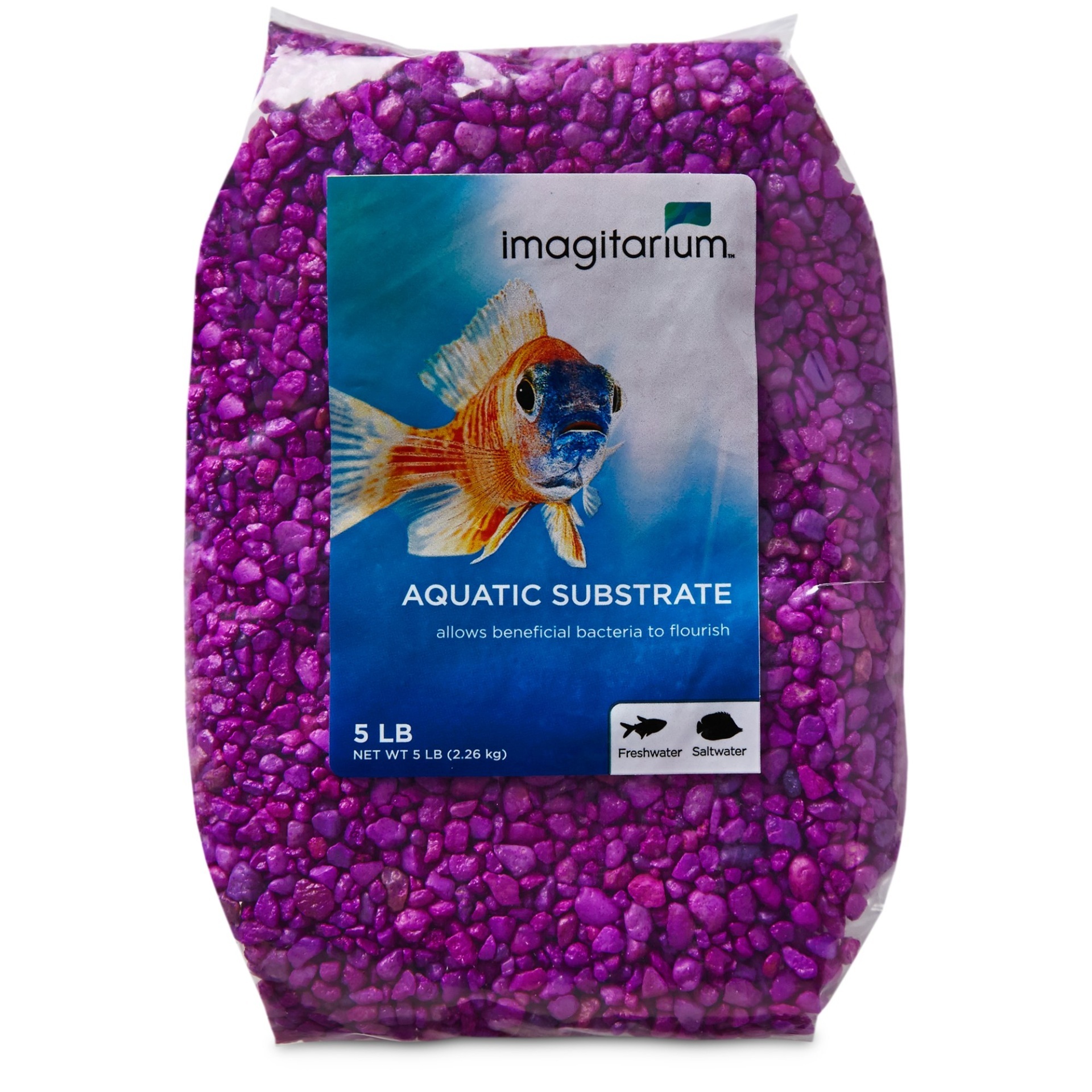 slide 1 of 1, Imagitarium Neon Purple Aquarium Gravel, 5 lb