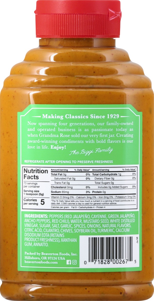 slide 11 of 13, Beaver Extra Hot Jalapeno Mustard 13 oz, 13 oz
