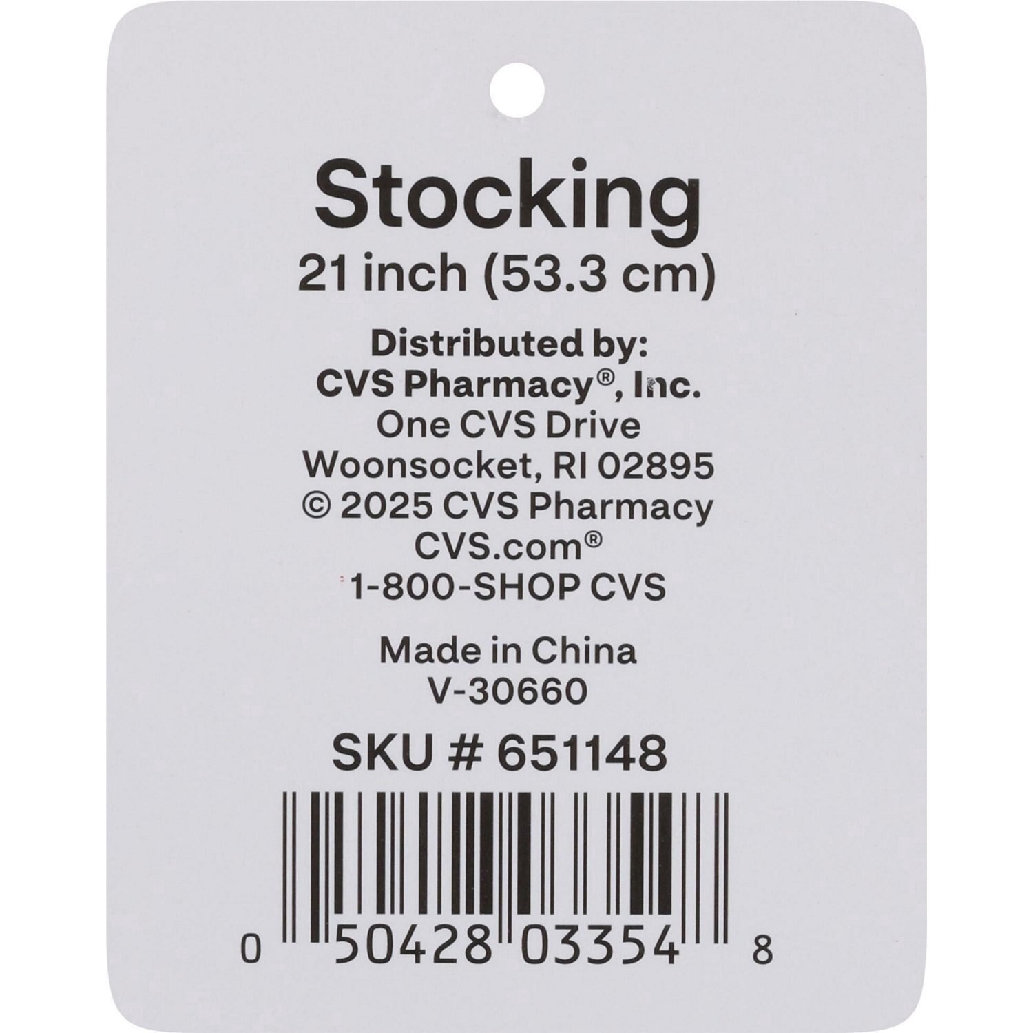 slide 3 of 3, Merry Brite Cable Knit "s" Monogram Stocking, Red, 1 ct