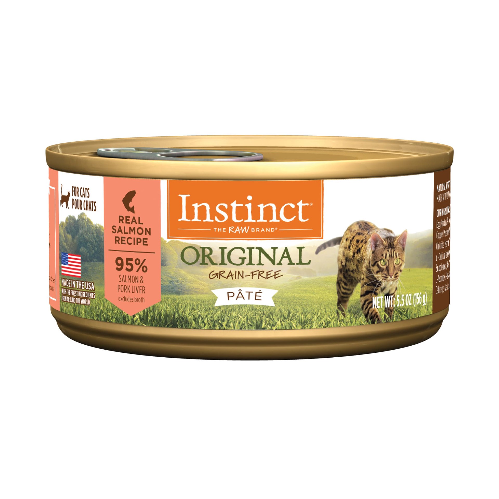 slide 1 of 1, Nature's Variety Instinct Grain-Free Salmon Canned Cat Food, 5.5 oz