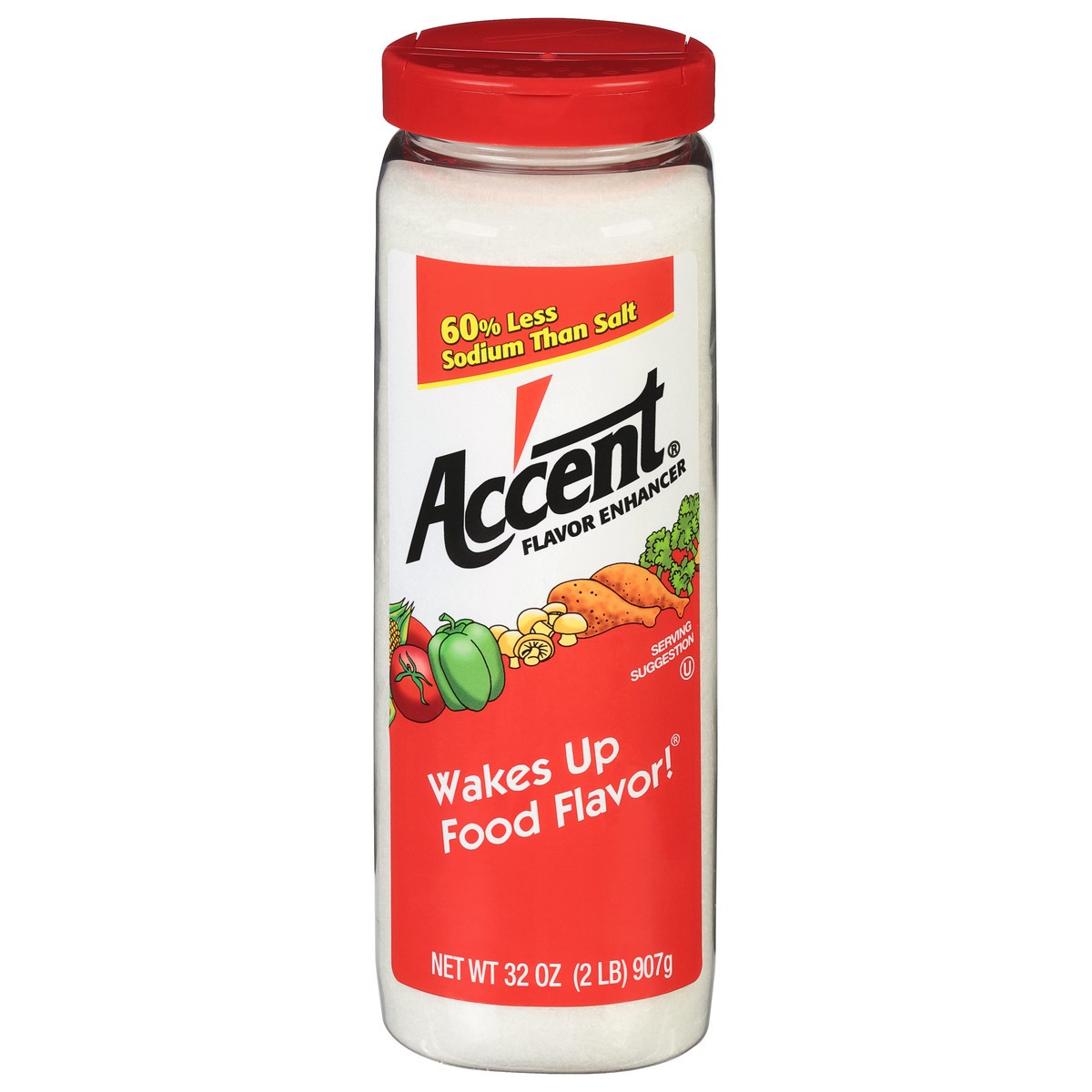 slide 1 of 10, Ac'cent Flavor Enhancer, 32 oz