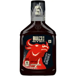 Bull's-Eye Hickory Smoke BBQ Sauce, 18 oz Bottle