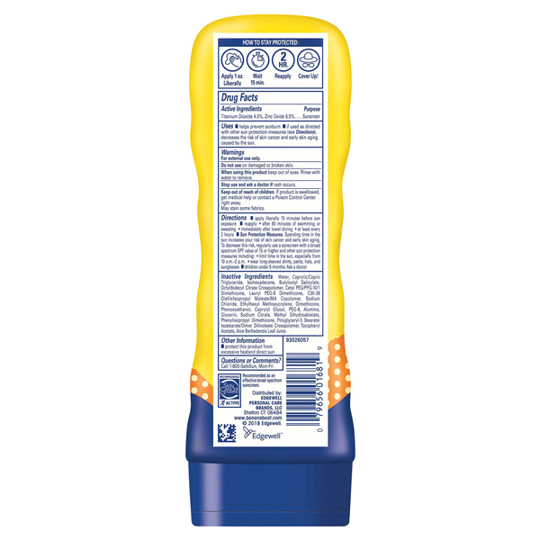 slide 27 of 29, Banana Boat Kids Sport Sting-Free, Tear-Free, Reef Friendly, Broad Spectrum Sunscreen Lotion, SPF 50, 6oz., 6 fl oz