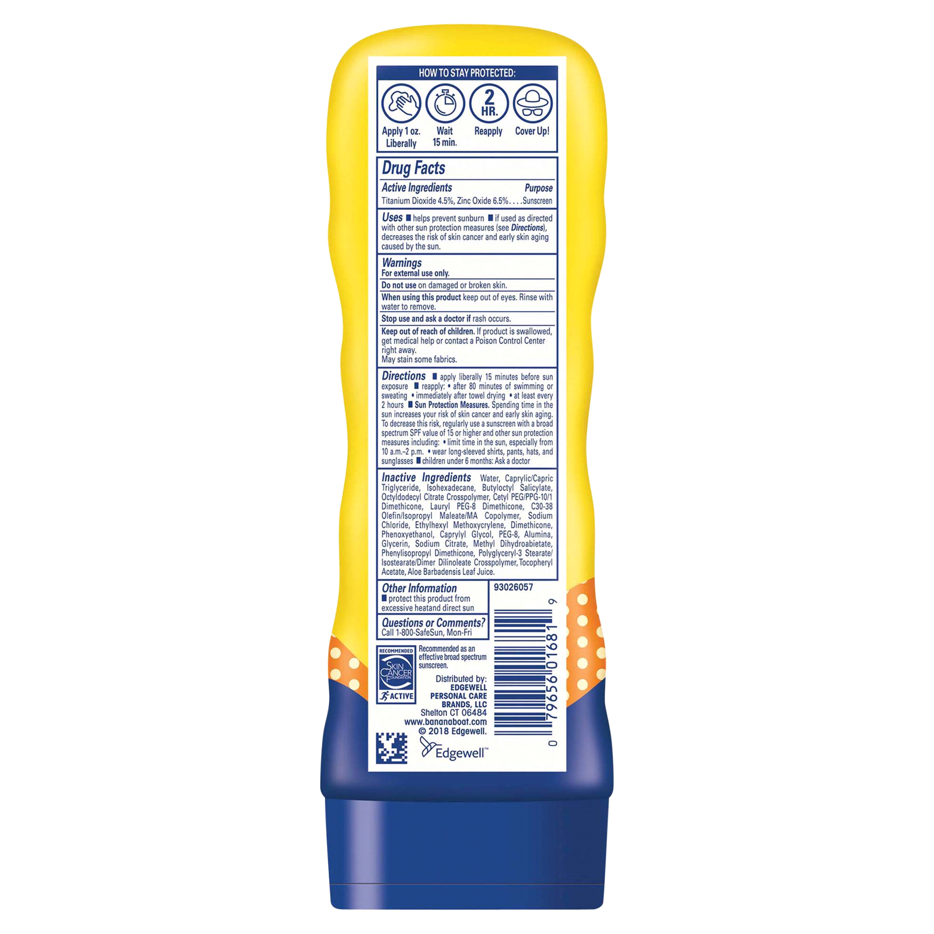 slide 6 of 29, Banana Boat Kids Sport Sting-Free, Tear-Free, Reef Friendly, Broad Spectrum Sunscreen Lotion, SPF 50, 6oz., 6 fl oz