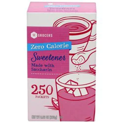 SE Grocers Saccharin 250 count packets