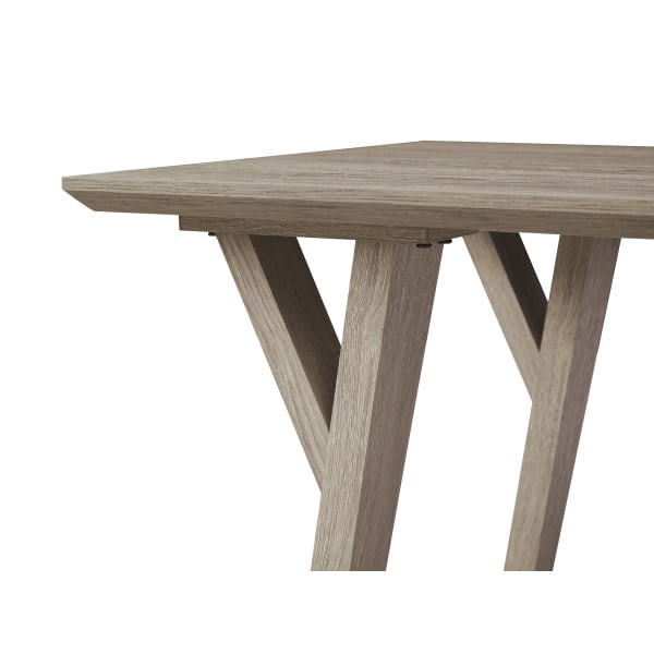 slide 7 of 10, Realspace® Trezza 60""W Writing Desk, Light Oak, 1 ct