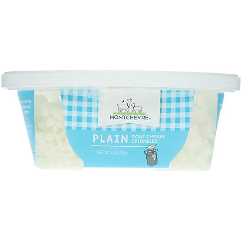 slide 1 of 1, Montchevre Goat Cheese Usa Crumbled Plain- 4 oz, 4 oz