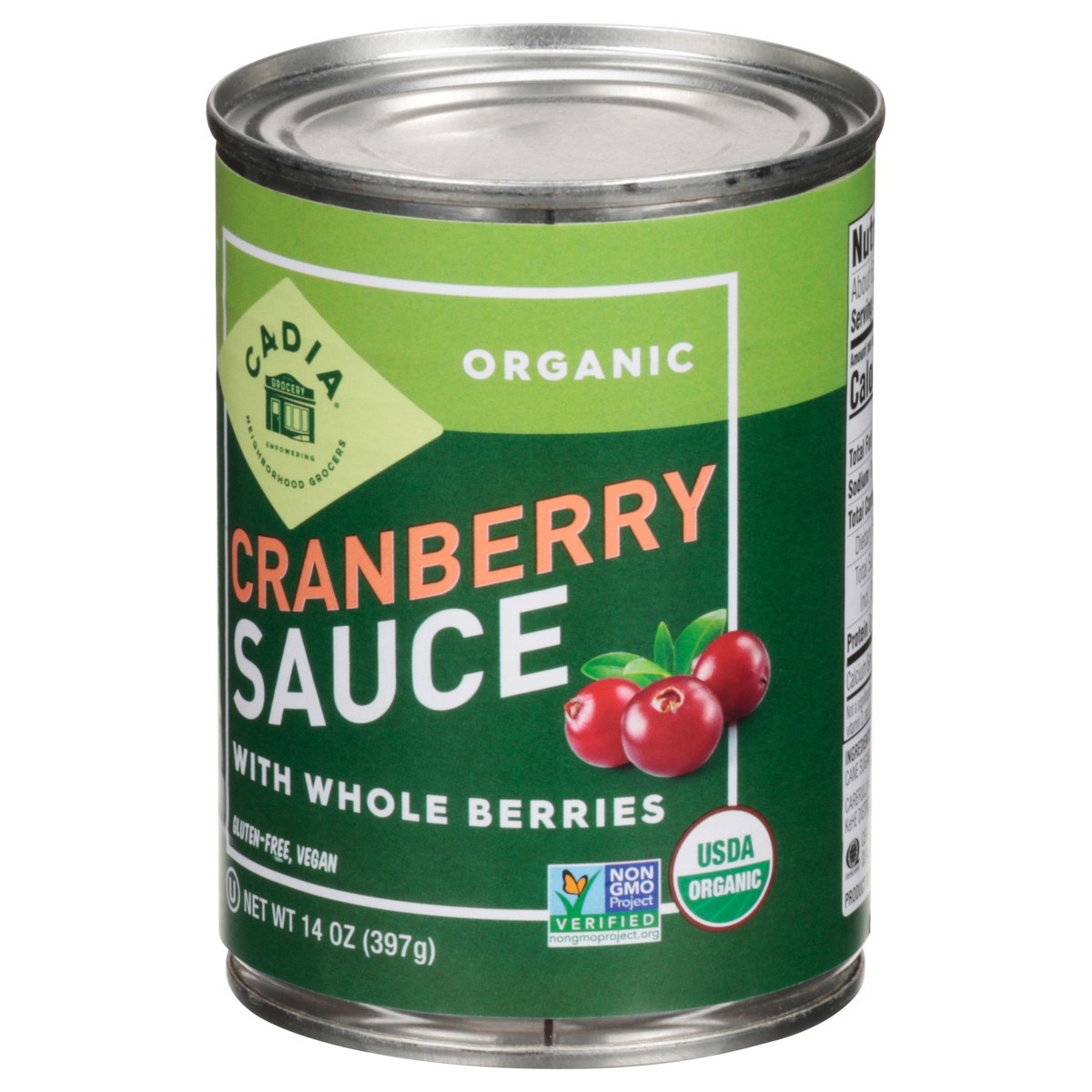 slide 9 of 13, Cadia Cranberry Sauce Whole Organic, 14 oz