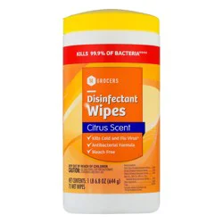 Se Grocers Disnf Citrus Wipes