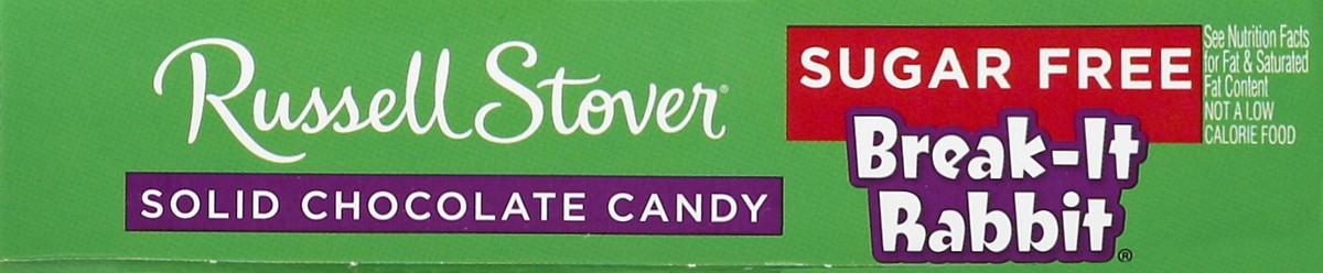 slide 4 of 6, Russell Stover Sugar Free Break-It Rabbit Solid Chocolate Bunny, 4.5 oz