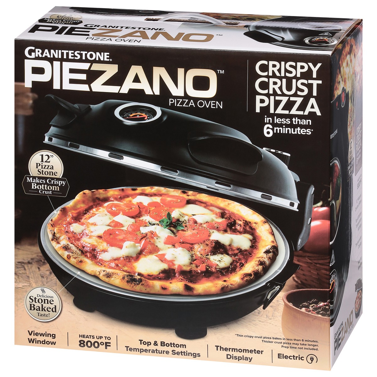 slide 11 of 11, Granitestone Piezano Pizza Oven, 12" Pizza Stone, 1 ct