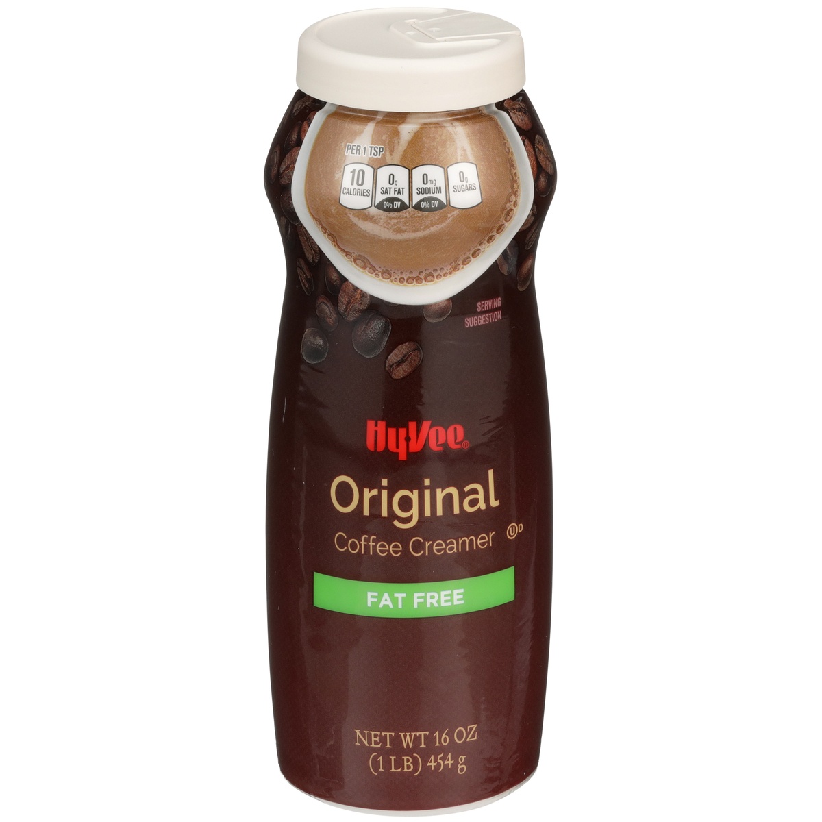 slide 1 of 1, Hy-vee Fat Free Original Coffee Creamer - 16 oz, 16 oz