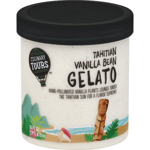 slide 2 of 2, Culinary Tours Tahitian Vanilla Bean Gelato, 16 oz