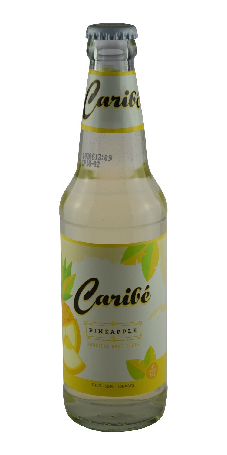 slide 1 of 1, Florida Beer Company Caribe Pineapple Tropical Hard Cider, 6 ct; 12 oz